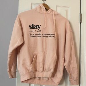 Pink Graphic Hoodie